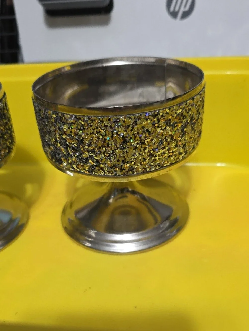 Bath & Body Works Silver Pedestal Candle Holder RARE - Picture 2 of 5
